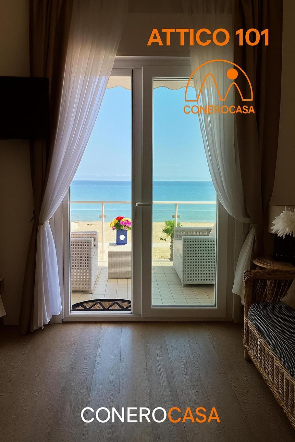 Conero Casa - Marcelli Di Numana In Via Litoranea 101 Sul Mare Vista Spiaggia Con Parcheggio Esclusivo מראה חיצוני תמונה